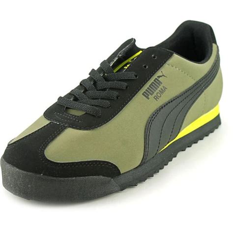 Puma Roma Sl Nbk Jr Youth Round Toe Synthetic Green Sneakers Save 30