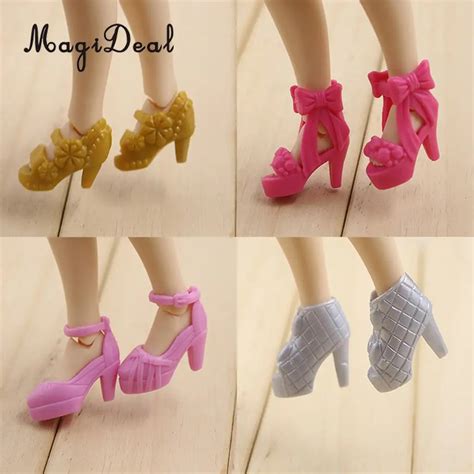 Magideal 16 Fashion High Heel Shoes Sandals For Blythe Dolls Clothes