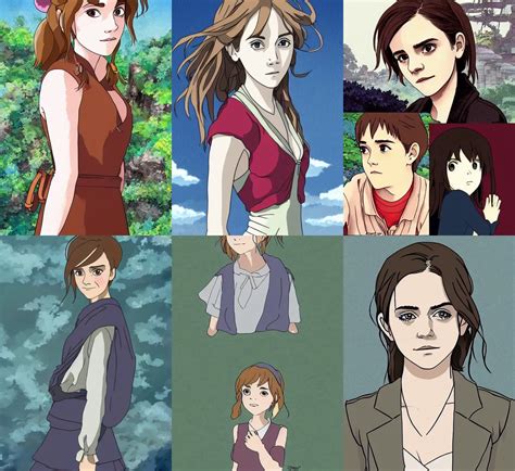 Emma Watson In The Style Of Studio Ghibli Stable Diffusion Openart