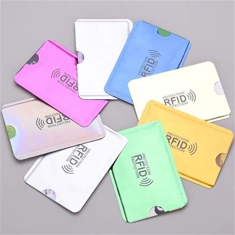 Porte cartes Anti Rfid 5 pièces blocage NFC serrure pour lecteur de