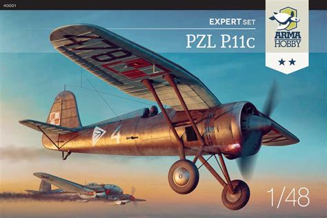 Pzl P C Expert Set Arma Hobby V E Pro Model E Art Scale