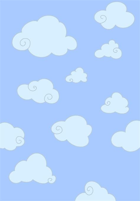 aesthetic pastel blue wallpaper with pastel clouds | Ideas de fondos de ...