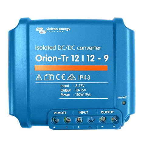 Victron Orion Tr Dc Dc Converter 12 Vdc To 12 Vdc 9amp Isolated