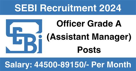 Sebi Recruitment Apply Online For Assistant Manager Posts