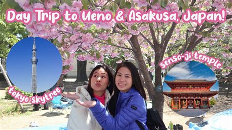 Japan Travel Vlog Day In Ueno Park Asakusa Senso Ji Temple