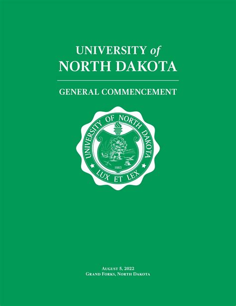 2022 Und Summer Commencement Program By University Of North Dakota Issuu