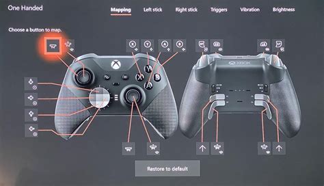 I Set Up My Elite Controller To Be Useable With One Hand Sticks Are Shift Swapped R Xboxone