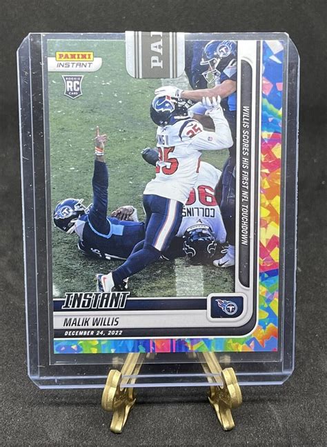 Malik Willis Nfl Panini Instant Versicolor Rookie Rc Ssp