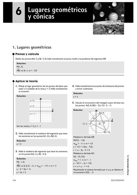 PDF 6 Lugares geométricos y cónicas El blog de Mate Alturas y