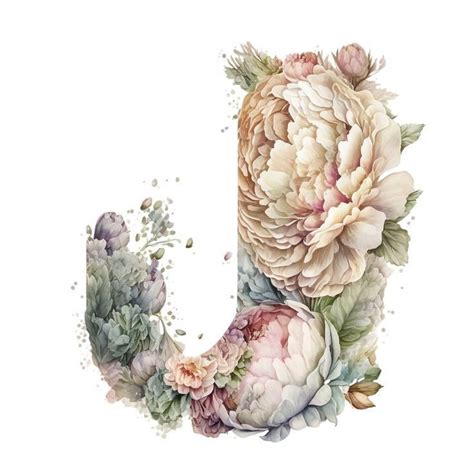 Pin Di Pamcook Su Alphabet Floral Wallpapers Dipinti Floreali