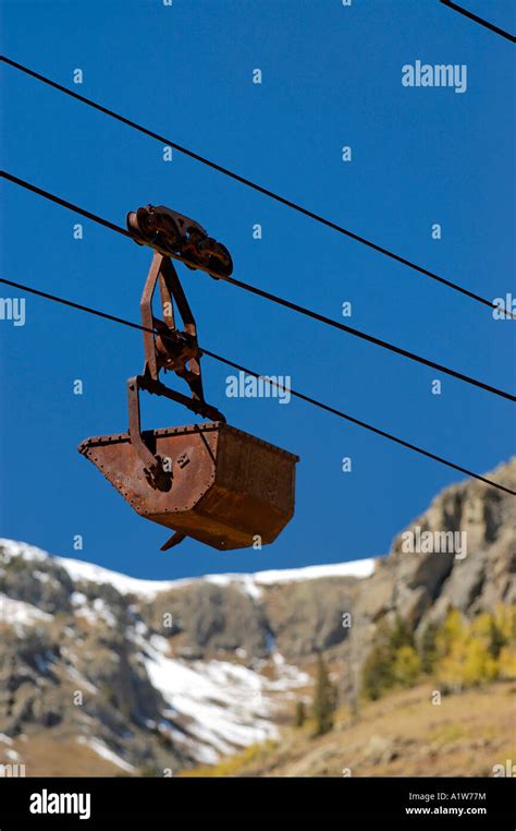 Antique Aerial Tram Car Used To Carry Ore From The Shenandoah Mine To