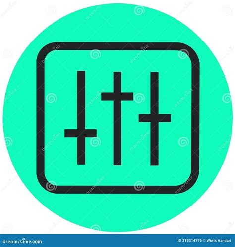 Music Tune Icon Volume Settings Stock Vector Illustration Of Tune