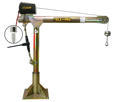 Tele Pro Telescoping Davit Crane OZ Lifting Products