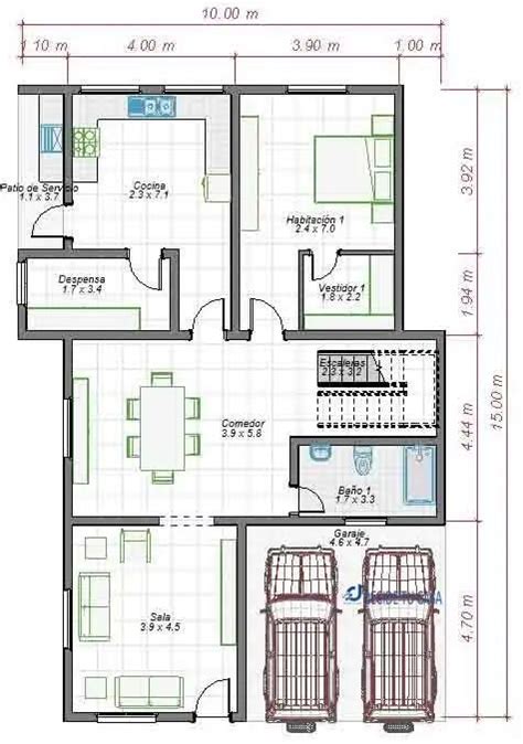 Planos De Casas De X Con Medidas Decide Tu Casa Projetos De