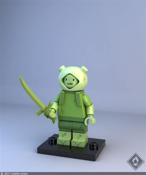 Lego Adventure Time Fern Grass Finn Volatile Vertex On Artstation At