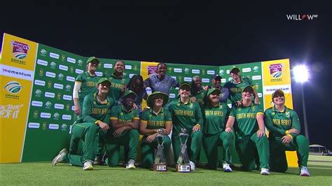 Presentation Ceremony Rd Odi South Africa Women Vs Bangladesh Women