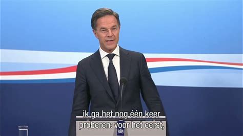 Inleidend Statement Van Mp Rutte Van 14 Juli 2023 Youtube