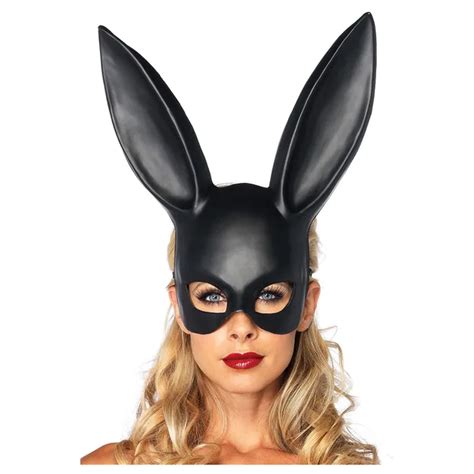 Buy Womens Masquerade Rabbit Mask Sexy Bondage Bunny