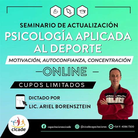 Psicología Aplicada al Deporte Cicade