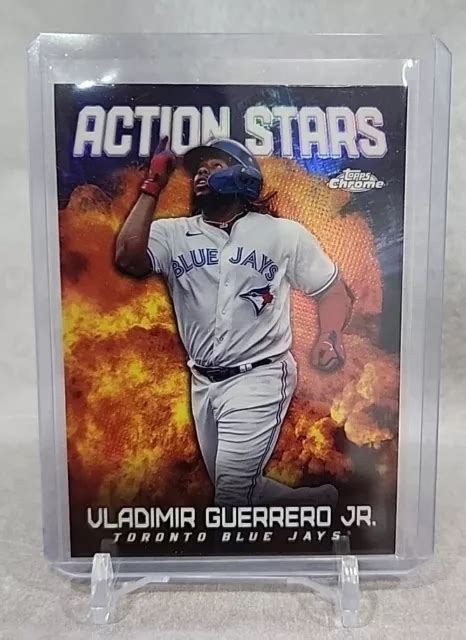 VLADIMIR GUERRERO JR 2023 Topps Chrome Update Action Stars Blue Jays