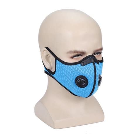 Pm25 Masks Unisex Cotton Breath Valve Pm25 Mouth Mask Anti Dust Anti Pollution Mask Cloth