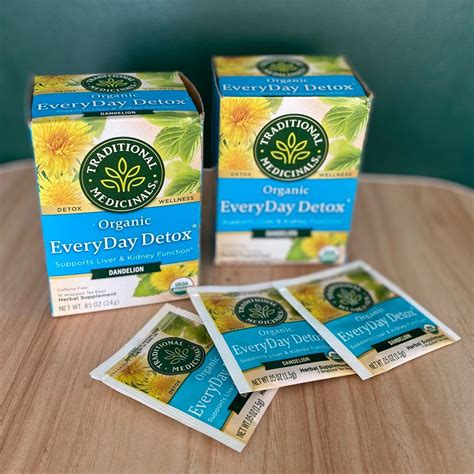 Traditional Medicinals Organic EveryDay Detox Dandelion Tea Caffeine