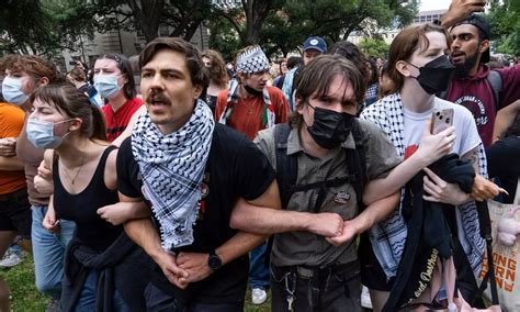 Pro Palestinian Us Protests 100 More Detained In A Boston University