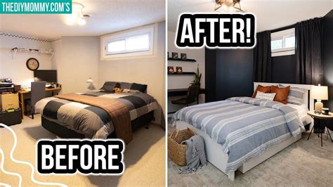 Cozy Basement Bedroom Makeover Before After Youtube