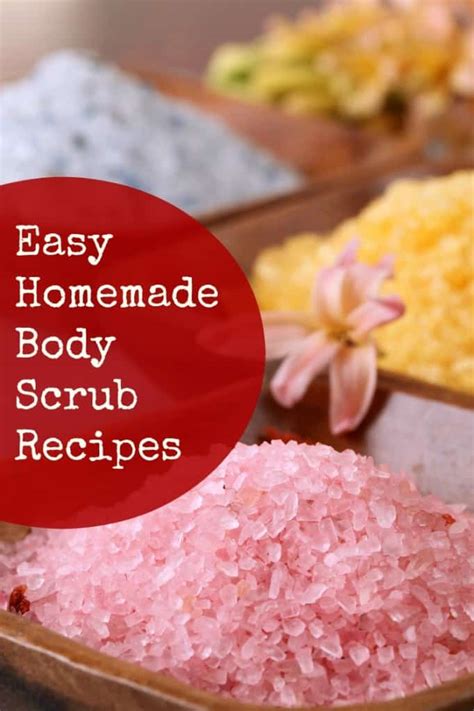 Easy Homemade Body Scrub Recipes