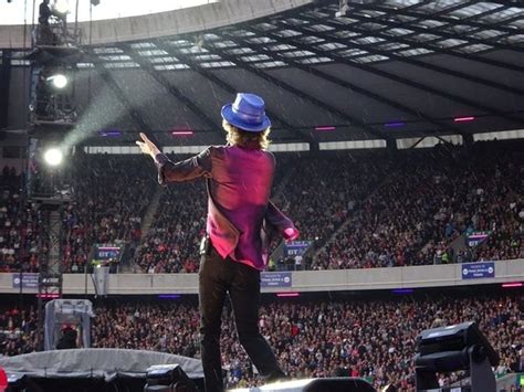 Mick Jagger On Stage In Edinburgh Murrayfield Stadium 09 06 2018