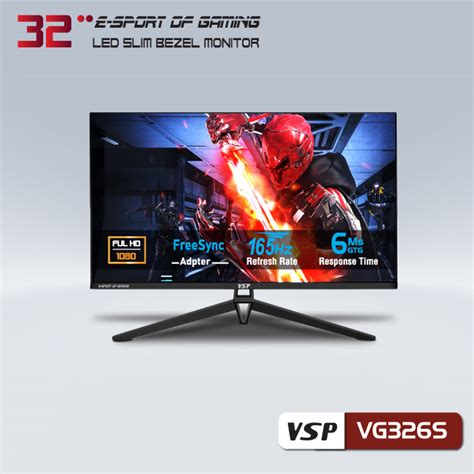 Quốc Việt Màn hình VSP VG326S 31 5 inch inch VA 165Hz Black QVC