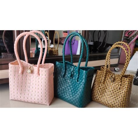 Jual Tas Anyaman Plastik Jali Pastel Size XS Series Terlengkap Dan