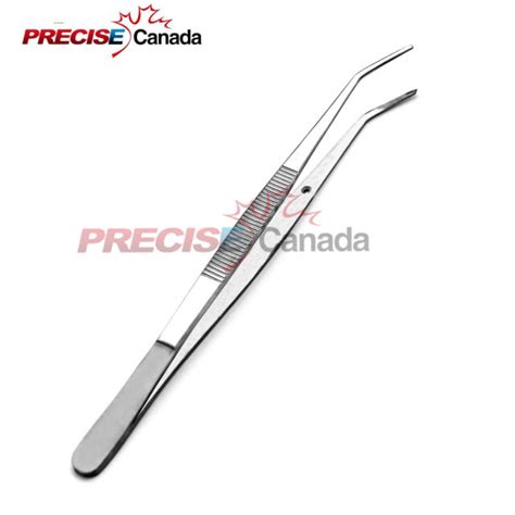 500 Dental College Tweezers Cotton Forceps Serrated Surgical Instrument