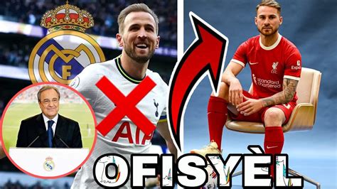 Boom Pwobl M Pou Real Madrid Harry Kane Ofisy L Marc Alister Siyen