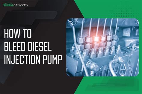 How To Bleed Diesel Injector Pump Step By Step Guide