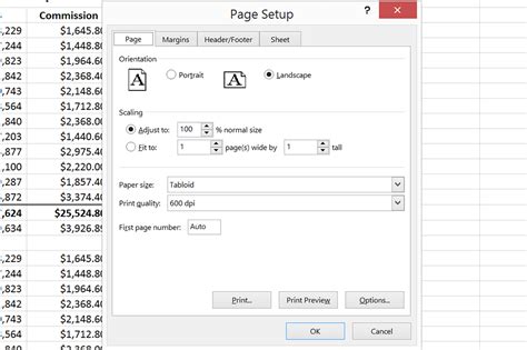 Center Selected Worksheets Horizontally And Vertically