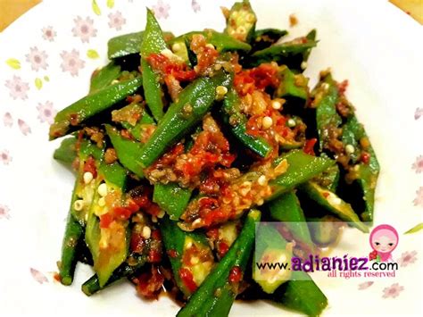 Resepi Sayur Bendi Goreng Berlada