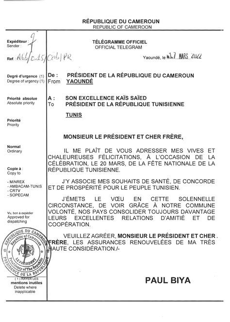 Cabinet Civil Prc On Twitter S E Paul Biya F Licite Le