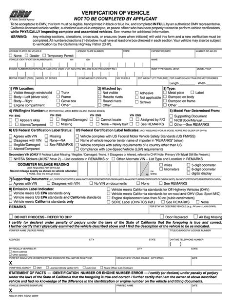 California Dmv Printable Forms Printable Forms Free Online