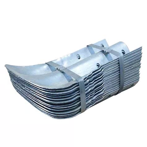 Hot Dipped Galvanized Fishtail Terminal End For Highway Guardrail