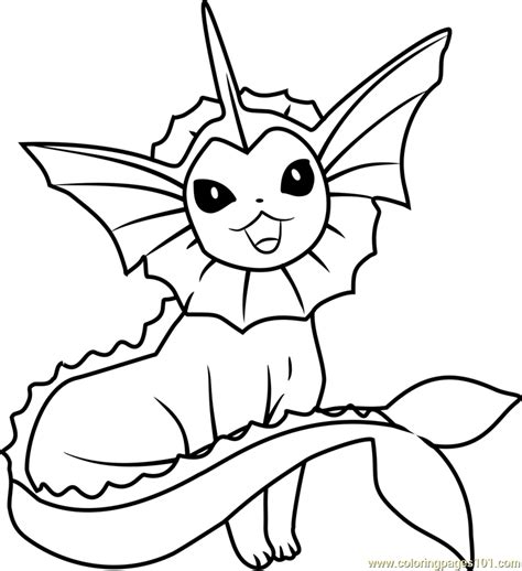 Pokemon Vaporeon Coloring Pages Desenhos Para Colorir Menino Desenho