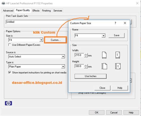 Cara Membuat Ukuran Kertas F4 Di Excel