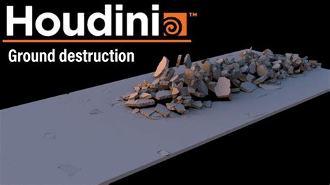 Houdini Ground Destruction Tutorial Youtube