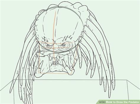 Predator Mask Sketch At Explore Collection Of