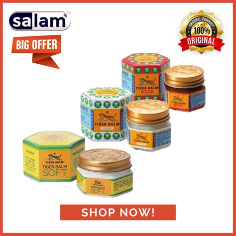 Tiger Balm Ointment White Plus Soft Shopee Malaysia