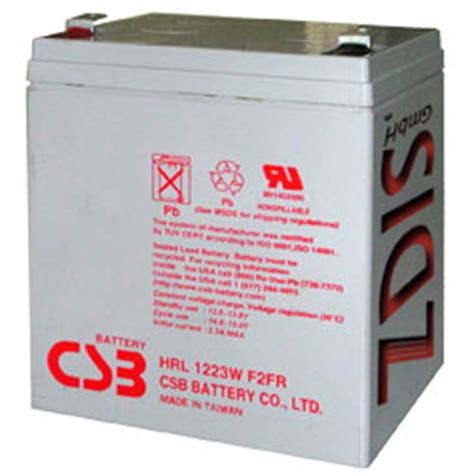 Csb Battery Hrl Wf Fr V Ah Blei Akku Agm Zdis