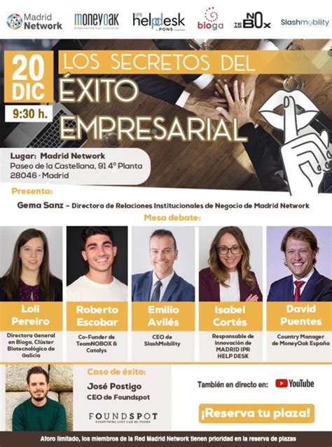 Los Secretos Del Xito Empresarial Tech Barcelona