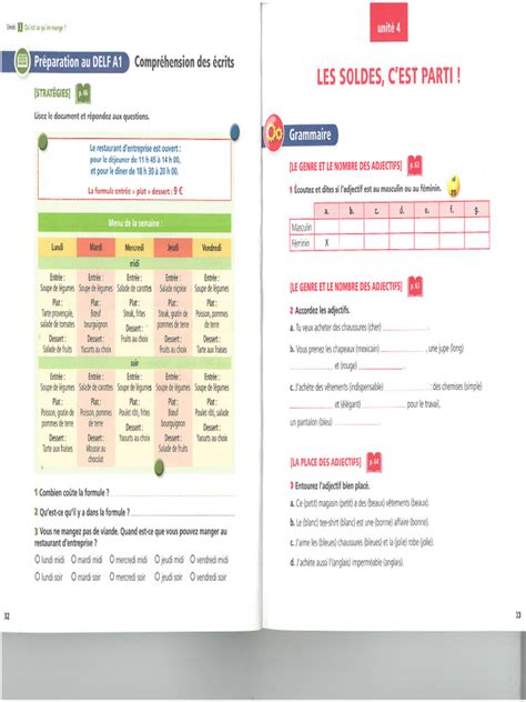 Unité 4 Edito A1 Didier Fle Cahier Dactivités Pdf