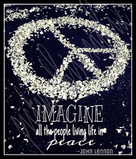 Imagine Peace John Lennon Quotes Quotesgram