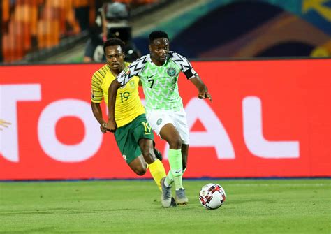 Bafana Bafana vs Nigeria head to head record in AFCON